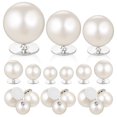 thumbnail image 1 of 18 botones de broche sin costura, botones de blusa con perlas artificiales, botones de camisa, botones de presión para ropa, 1 of 2