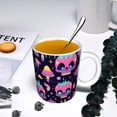 thumbnail image 5 of Yiaed cartoon Skull rainbow space Print Ceramics Coffee,Large Handle Design,Extra Large Tea and Coffee Cup for Office and Home Mugs, 5 of 6