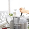 thumbnail image 4 of 1pc de acero inoxidable Colador de fideos Scoop Mesh Colander Scoop (color surtido), 4 of 8