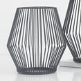 thumbnail image 3 of GUOOL Shape Candle Holder Metal Candlestick, Candlelight for Home Living Room Tables 14x16cm, 3 of 9