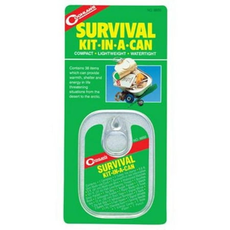 Coghlan's Survival Kit-In-A-Can, Includes 38 essential items By