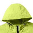 thumbnail image 5 of Guluxicc Hooded Windbreaker Jackets for Men with Pockets Drawstring Full Zipper Long Sleeve Solid Hooded Jackets for Outdoor Hiking Fall Winter, 5 of 6