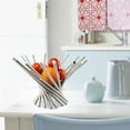 thumbnail image 2 of Creative Stainless Steel Fruit Basket Exquisite Rotation Fruit Bowl Fruit Stand Home Fruit Basket, 2 of 9