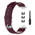 thumbnail image 3 of Leather Replacement Strap Sports Watch Strap Wristband Compatible for HUAWEI Watch FIT Smart Watch, 3 of 6