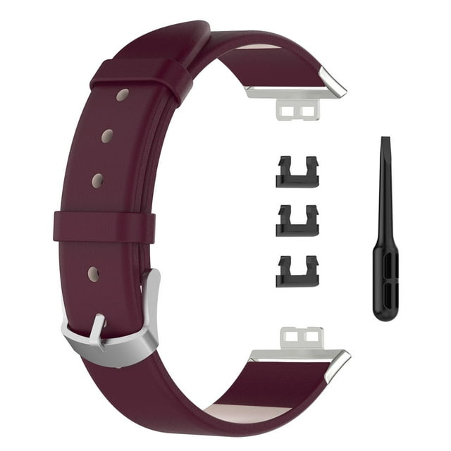 Leather Replacement Strap Sports Watch Strap Wristband Compatible For Watch FIT Smart Watch