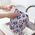 thumbnail image 6 of Sikiie blue record rock Skull Waffle Weave Kitchen Dish Cloth,Super Absorbent Kitchen Dish Towels 16*26 Inches for Dish Rags Washing Dishes, Drying Dishes, 6 of 7
