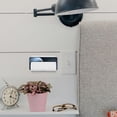 thumbnail image 2 of EeaseCA 2pcs Multifunctional Wall Mounted Phone Rack Phone Holder Bracket for Home Office Shop (White), 2 of 7