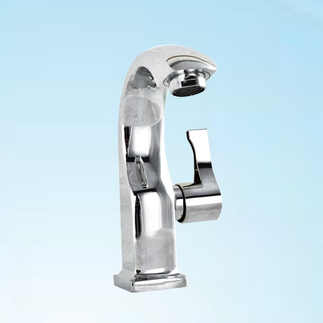 Phenofice Robinets de Lavabo en Acier Inoxydable Type Vertical 1Pcs