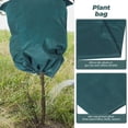 thumbnail image 6 of RENACLIPY Green Non-Woven Fabric Plant Protector for Cold Weather, 1 Piece Garden Frost Cover for Outdoor Plants, 6 of 8