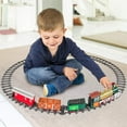 thumbnail image 4 of ArtCreativity Deluxe Train Set for Kids Ages 3-10 – Battery Operated Toy Train with 4 Cars, Tracks, Durable Plastic, Christmas Holiday Gift, 4 of 5
