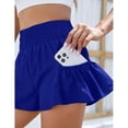 thumbnail image 6 of Women's Running Athletic Shorts High Waisted Elastic Summer Quick Dry Workout Shorts with Pockets, 6 of 6