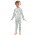 thumbnail image 3 of joogoo Cartoon Duck Daisy 2 Piece Long Sleeve Tee and Pants Cotton Pajama Set 6Y, 3 of 7