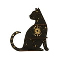 thumbnail image 3 of Naittoop Gothic Cat Shaped Floating Shelf Wooden Wall Mounted Storage Rack for Crystals and Collectibles Decorative Display Shelf for Bedroom Living Room Witchy Home Decor C, 3 of 7