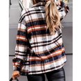 thumbnail image 2 of Blusas a cuadros con botones, camisa a cuadros con botones de manga larga para mujer, blusa con botones, máxima eficiencia, 2 of 4