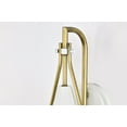 thumbnail image 3 of 60/7921 Nuvo Lighting Admiral - 1 Light Wall Sconce In Contemporary Style-15.38 Inches Tall and 6.5 Inches Wide-Matte White/Natural Brass Finish, 3 of 19