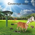 thumbnail image 3 of Repelente ultrasónico para gatos, repelente solar para gatos, repelente ultrasónico de roedores con detector de movimiento, repelente de gatos impermeable al aire libre para gatos, perros,, 3 of 5