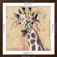 thumbnail image 5 of Art.com Klimt Giraffe I Art Print, Brown Frame Wall Art, 38" x 38", 5 of 5