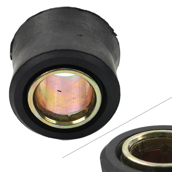 NS 12mm Motorbike Rear Shock Absorber Bushing Cushion Ring Rubber Black For Universal Motorcycles