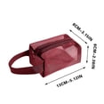 thumbnail image 3 of YYV Transparent Mesh Travel Pouch Cosmetic Organizer Small Three Dimensional Mesh Storage Bag Multifunctional Portable Case For Cosmetics Jewelry Stationery Travel Accessories Organizer, 3 of 6