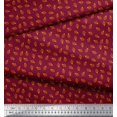 thumbnail image 3 of Soimoi Crepe Silk Fabric French Horn Musical Instrument Print Fabric by Yard 42 Inch Wide, 3 of 3