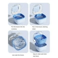thumbnail image 6 of Multipurpose Denture Maintenance Set With Separate Cleaning Chamber Quick Drying Technology Senior Friendly Daily Use, 6 of 12