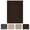 Reddish-brown, variant on Modern Minimalist Area Rug, Washable, Non-Slip Ultra-Thin Non-Shedding Collapsible Taupe Carpet for Living Room