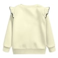 thumbnail image 6 of Yuyamidu Owl Sweatshirt for Girls Size 5-6 Long Sleeve Ruffle Shoulder Tops Y2K Cute Animal Graphic Sweatshirts Lightweight Comfy Playwear for School Outdoor Play, 6 of 8