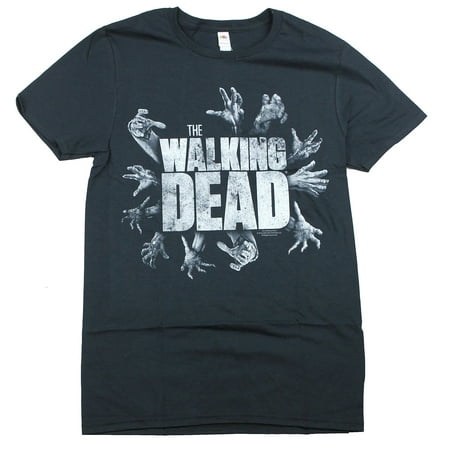 walking dead hands logo tee shirt (Walking Dead The Best Defence)