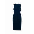 thumbnail image 4 of Women Maxi Dress Sleeveless Bodycon Long Tank Dresses Elegant Button Down Workwear Dress Dark Blue XS, 4 of 7