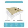thumbnail image 5 of Vintage Bamboos Twin Size Down Alternative Comforter, Lightweight Comforter Quilt Bedding Set with Pillow Shams Ink Painting Retro Art Rustic All Seasons Bed Comforter Duvet Insert 68"x86", 5 of 7