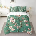 thumbnail image 2 of Manfei Cherry Blossoms Bedding Comforter Set 7-Piece for Boys Girls,Pink Sakura King Bedding Sets,Japanese Style Ultra Soft Bed Sheets,Luxury Bedroom Decor,Reversible, 2 of 8