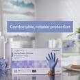 thumbnail image 2 of McKesson Confiderm 3.85C Nitrile Exam Gloves, Blue Medical Gloves - XL, 180 Count, 10 Boxes, 1800 Total, 2 of 12