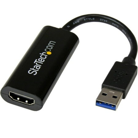 - StarTech Slim USB 3.0 to HDMI External Video Card Multi-Monitor Adapter