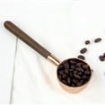 thumbnail image 5 of Coffee Bean Measuring Spoon Solid Wood Copper Measuring Spoon, 5 of 6