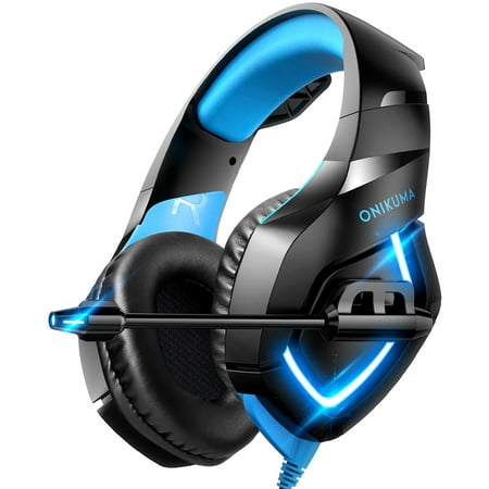 ONIKUMA K1B Head-mounted Headset Wired Gaming Headset with 50mm Driver