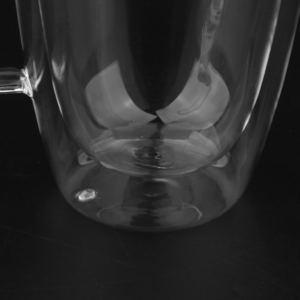 Axioma Morning Beverage Cup Office coffee and tea Glass Mugs for Espresso Latte Drinks 450ml