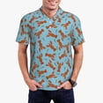 thumbnail image 1 of Fotbe Funny Lobsters Camiseta Polo de Golf para Hombre con Estampado – Camisa Deportiva Transpirable con Cuello Abotonado-4X-Large, 1 of 6
