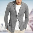 thumbnail image 2 of Chemise Chaude Longue en Tricot Ample Décontractée pour Hommes Manches Longues Col Rond, 2 of 6