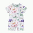 thumbnail image 4 of UAYOTSE Toddler Boy Sun Swimsuit Ocean World Animal Print Zipper Short Sleeve Childrens Swimsuit,Sizes 12-18 Months, 4 of 4
