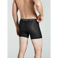 thumbnail image 6 of Bolter 4-Pack Men Nylon Spandex Performance Boxer Briefs (X-Large, 2 Blk / 2 Gry), 6 of 6