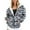 Black, variant on Bibifish Womens Hoodie Black White Zebra Print Full Zip Up Hoodie Jacket Drawstring Hood Relaxed Fit Comfy Casual Daily Wear Trendy Hoodie