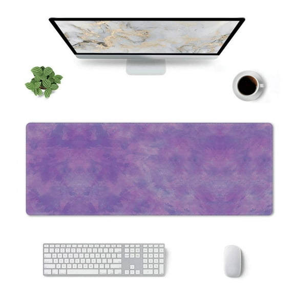 Purple Paint Large Gaming Mousepad For Office Computers Laptop Table Mouse Mat Accessory 11.8 X 31.5 Inches
