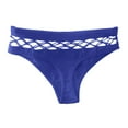 thumbnail image 1 of B91xZ Strings pour Femmes Culottes en Coton Taille Haute, L Bleu, 1 of 5
