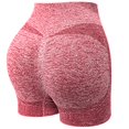 thumbnail image 6 of UVEASISHA Womens 2 Piece Butt Lifting Shorts High Waist Tummy Control Yoga Shorts Seamless Ruched Booty Workout Shorts E-Hot Pink XXL, 6 of 9