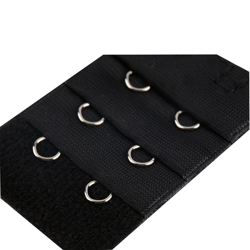 LouiseEvel215 Women Bra Strap Lengthened Buckle Alloy Buckle 2 Hooks 3 Rows Extender Clip Clasp Buckle Extension Intimates Accessories 
