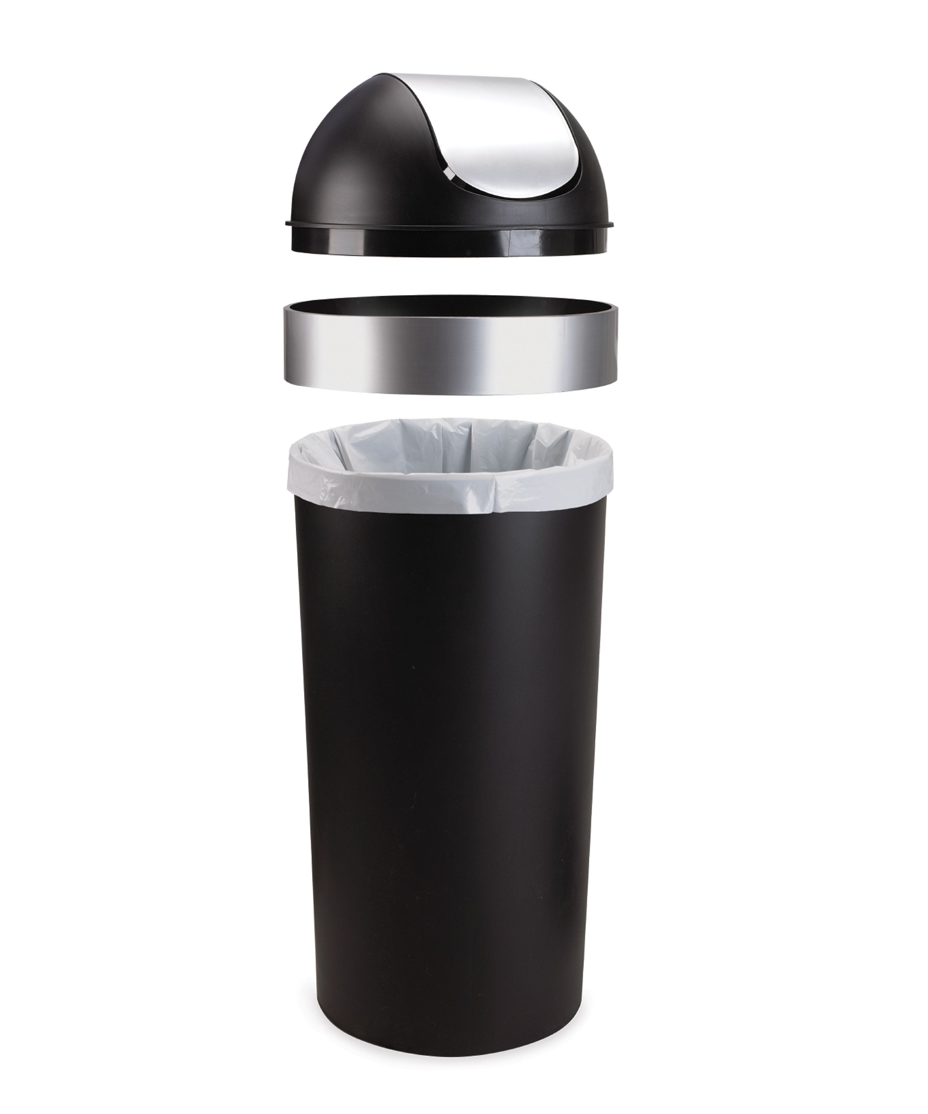 Umbra Venti 16 Gallon Swing Top Kitchen Trash Can Large, 35 Inch Umbra Venti 16 Gallon Swing Top Kitchen Trash Can Large, 35 Inch
