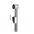 thumbnail image 3 of Handheld Bidet Sprayer Muslim Hygienic Toilet Douche Shower Head ABS Plastic 7.09x1.97x1.97in Includes Spray,Base & Water Pipe G1 2 Connector, 3 of 6