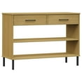 thumbnail image 3 of vidaXL Console Armoire Buffet Rangement avec Pieds en Métal Bois Massif Pin OSLO, 3 of 6