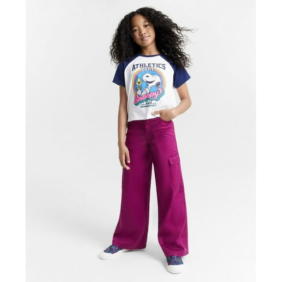 Epic Threads Girls Snoopy Graphic T-Shirt, Created for Macy's - Snowfall White