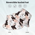 thumbnail image 2 of Fuzoiu Pigs Print Reflective Bucket Hat,Outdoor Hat for Men and Women,Bucket Hat for Travel Fishing Hunting Summer Camp, 2 of 6
